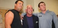 Reid, pictured far right, followed in his family's footsteps.